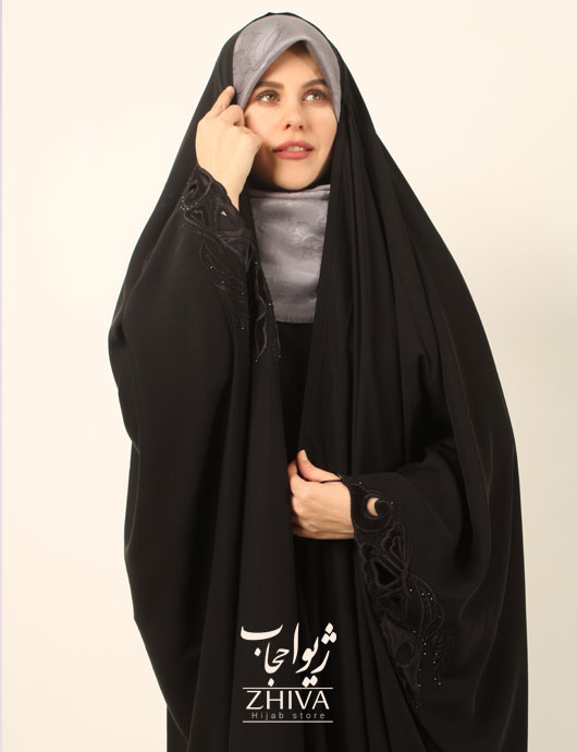 چادر عربی گلدوزی مخمل پروانه ندا