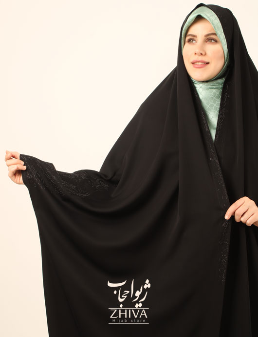چادر دانشجویی تمام نگين