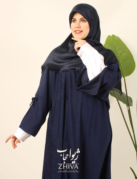عبای ربكا سرمه ای