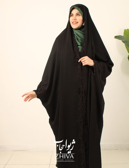 چادر دانشجویی گلدوزی غزل ندا