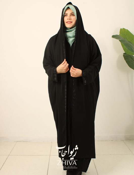 چادر مدل شال دار نگینی