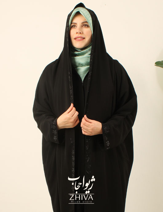 چادر مدل شال دار نگینی