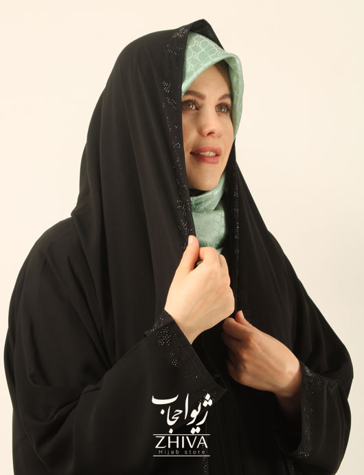چادر مدل شال دار نگینی