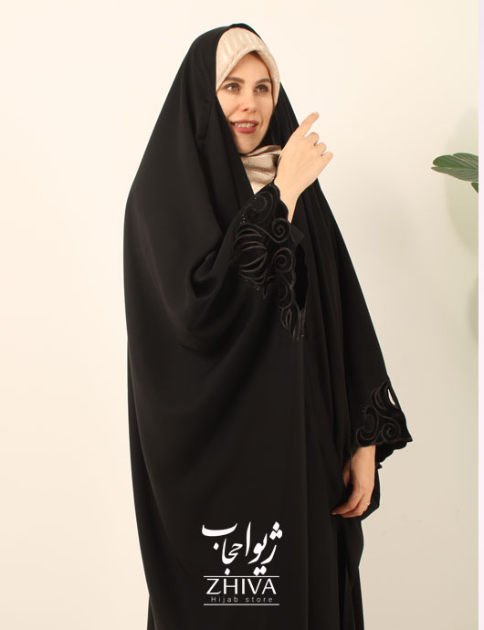 چادر عربی مخمل گلدوزی