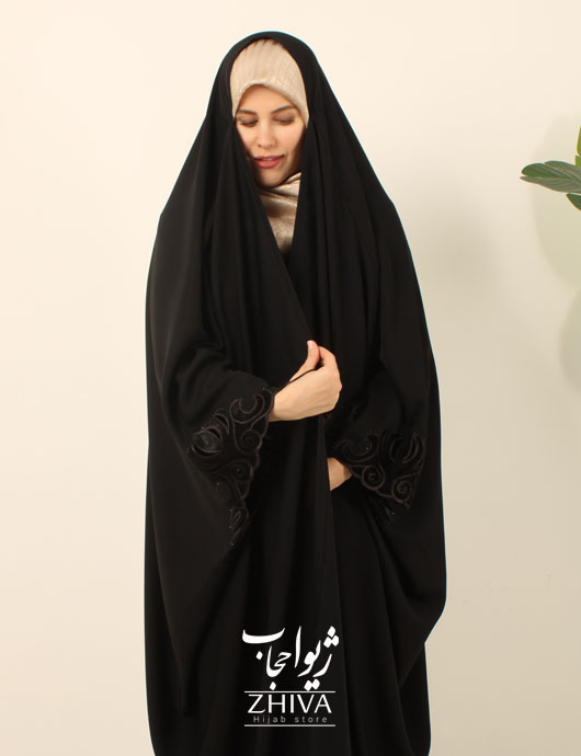 چادر عربی مخمل گلدوزی