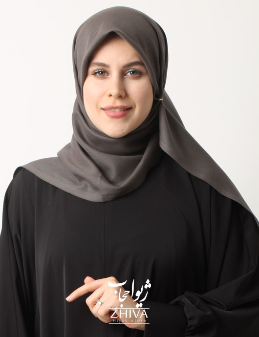 شال نخی كجراه نوك مدادی