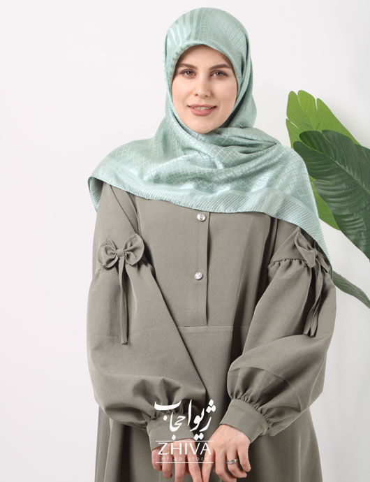 مانتو عبایی پاپيون بهاره
