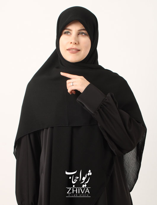 روسری گلكسی مشكی قواره 140