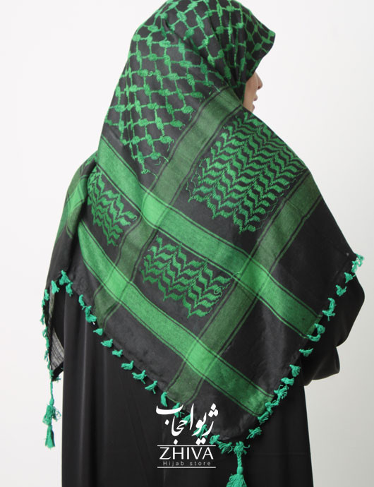 چفیه مشکی سبز