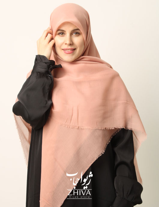 روسری سوپر نخ وارداتی دور ريش قواره 140 كد 1