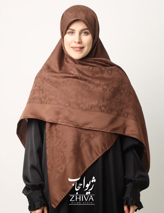 روسری ابريشم ترك دوردست دوز