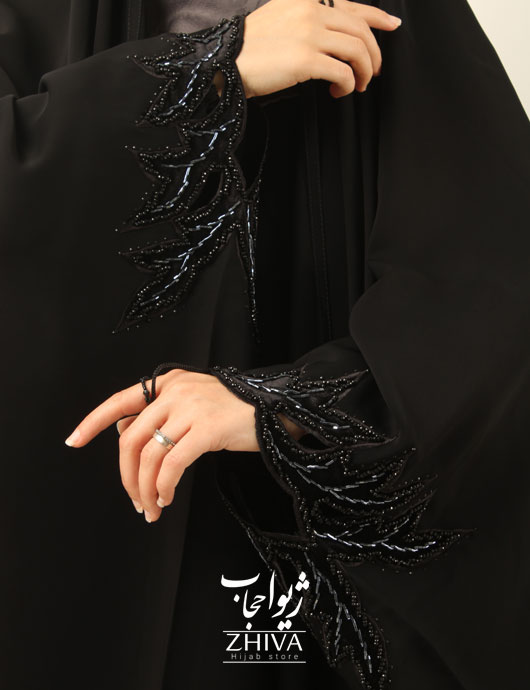 چادر عربی گلدوزی منجوق دوزی