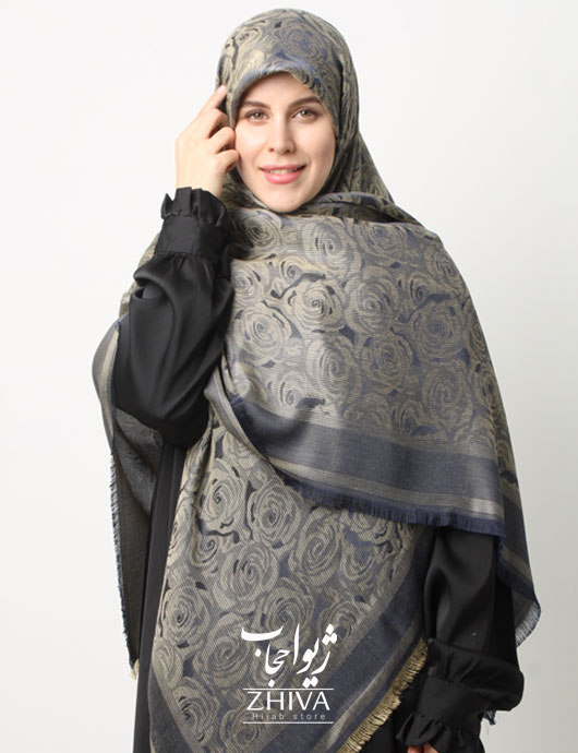 روسری لمه دور ريش قواره 140 كد 33