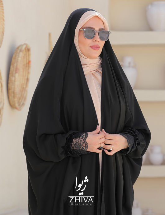چادر عربی زمرد پاپیون