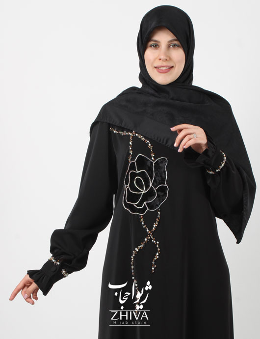 مانتو عبایی جواهردوزی