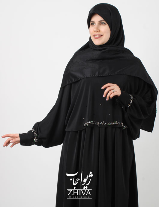 مانتو عبایی جواهردوزی