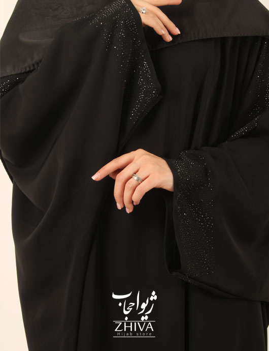 مانتو عبایی نگين كوبی