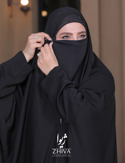چادر بحرینی زیپ دار سندس کره