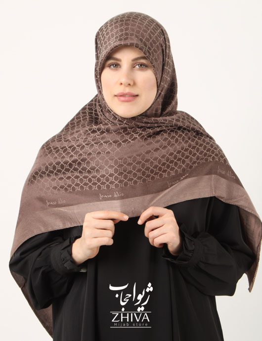 روسری لمه طرح لوزی دور دوخت قواره 140