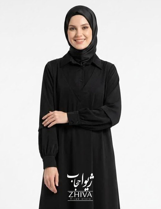 مانتو عبایی شهرزاد مشكی