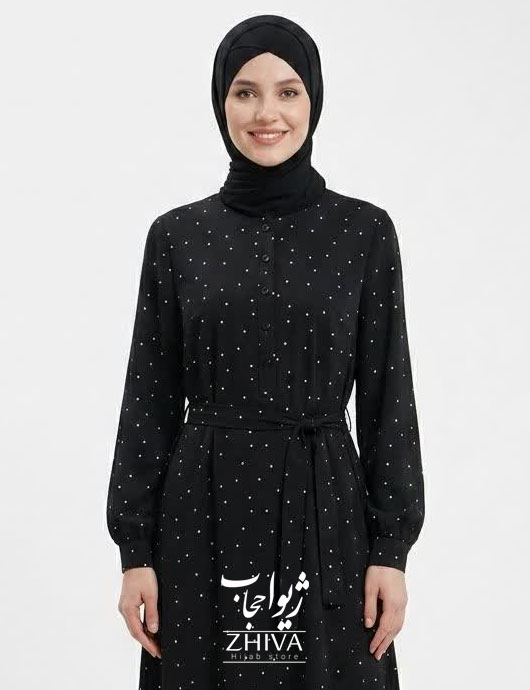 لباس ساحلی خال خالی كلوش