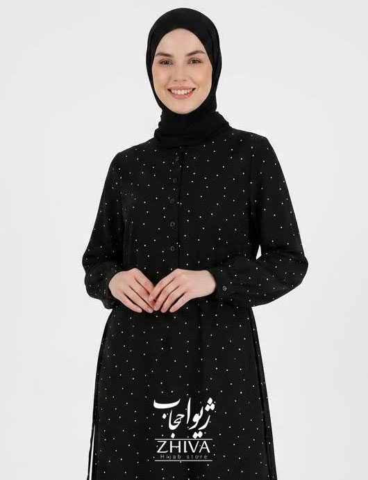 لباس ساحلی خال خالی كلوش