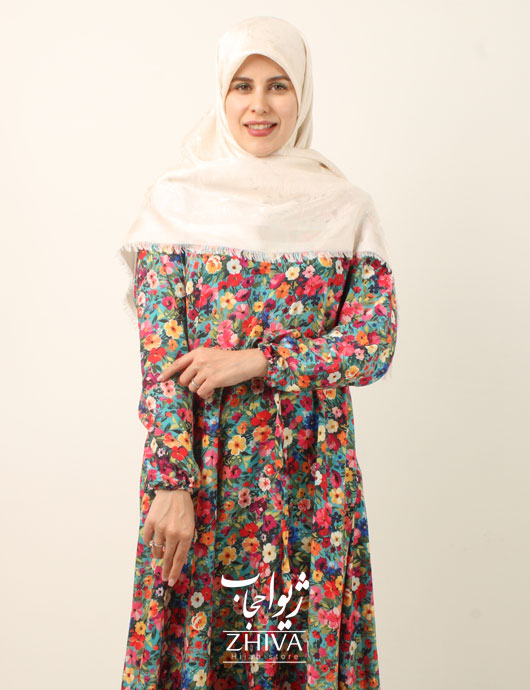 پيراهن ساحلی كلوش فلور