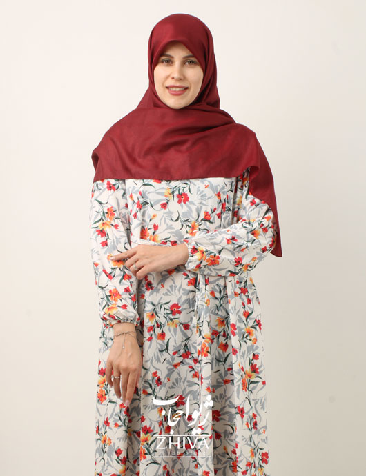 پيراهن ساحلی كلوش فلور كد 7