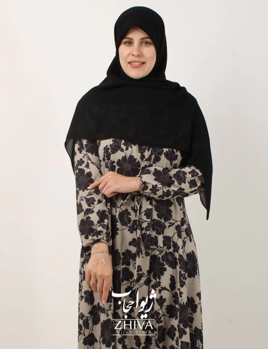 پيراهن ساحلی كلوش فلور كد 42