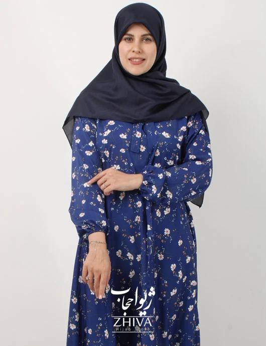پيراهن ساحلی كلوش فلور كد 23
