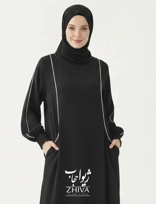 مانتو عبایی ابرو‌بادی  نهال