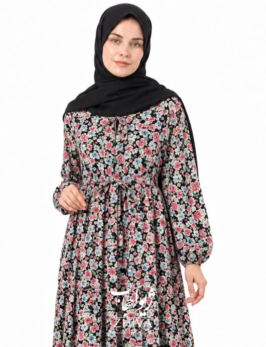 پيراهن ساحلی سه طبقه چين فلور كد 37
