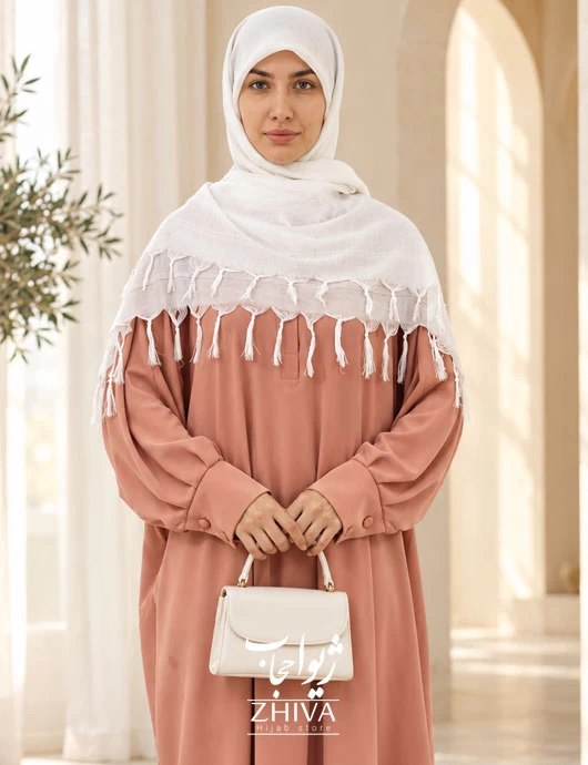 عبای ترنج ساده گلبهیی 6